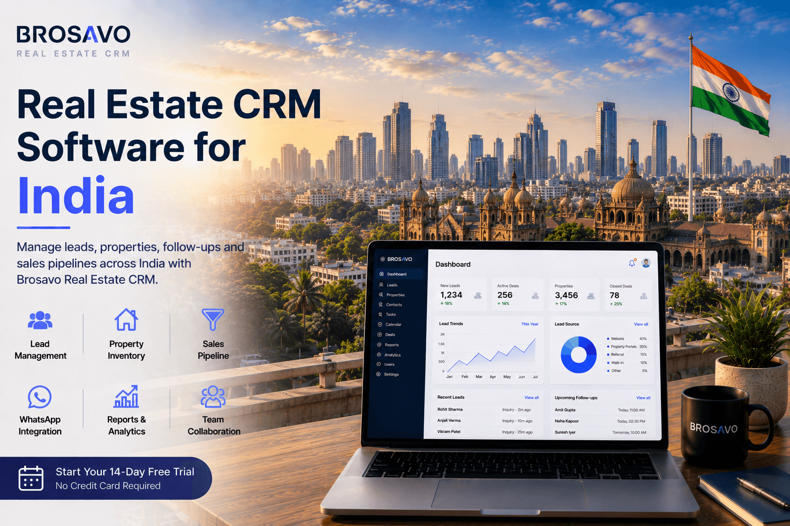 Real estate CRM software in India