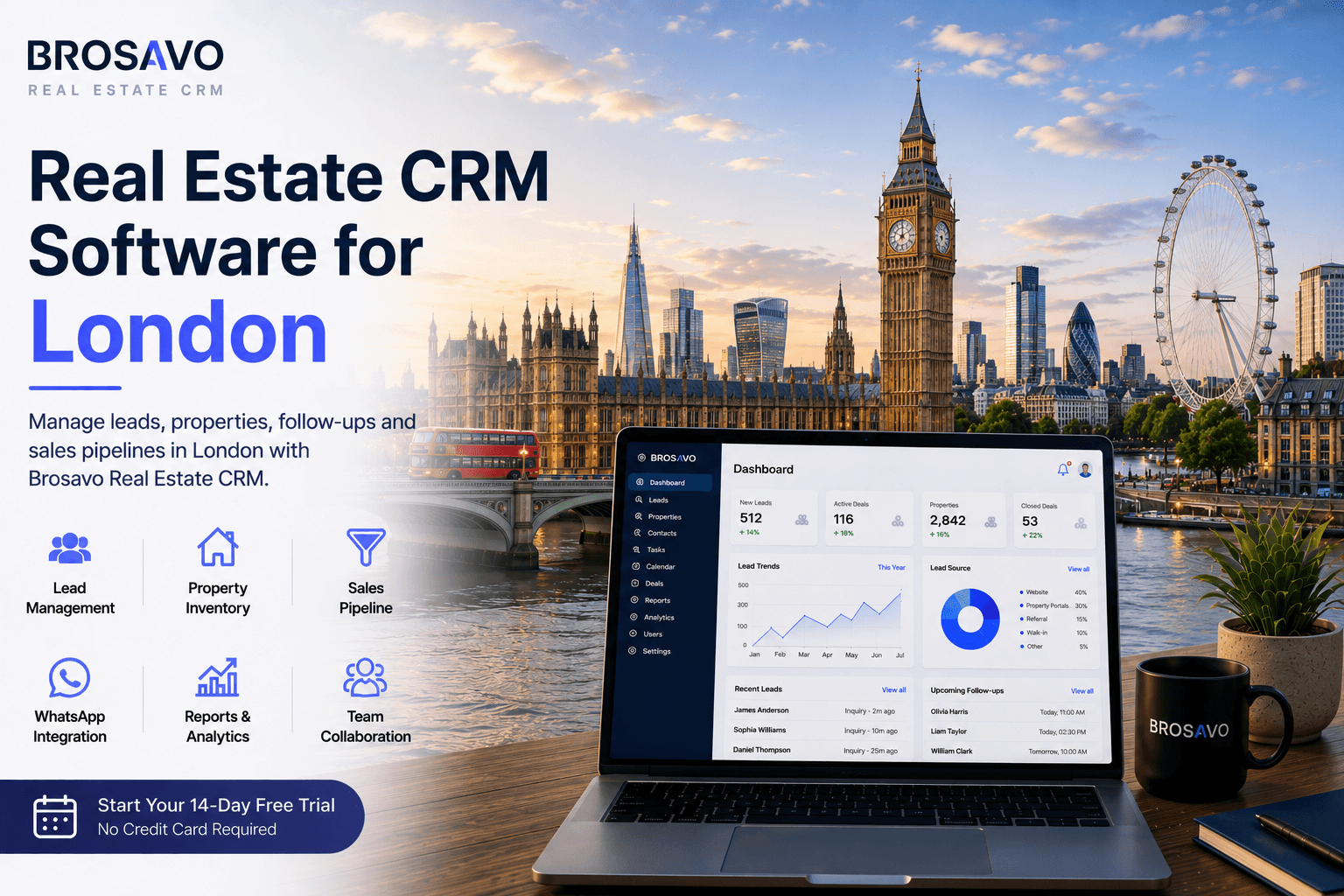 Real estate CRM in London, United Kingdom